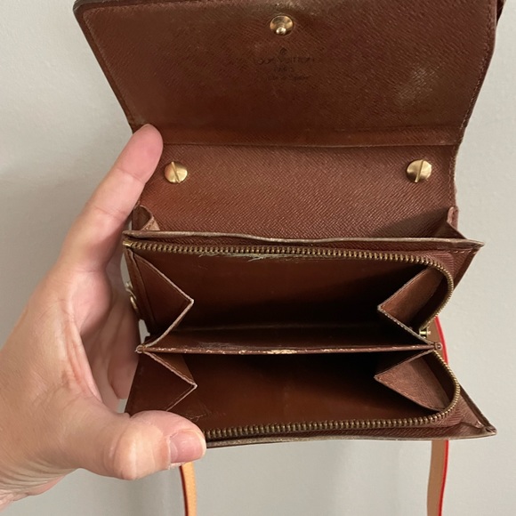 Louis Vuitton Brown Porte Monnaie Wallet - Altered/Crossbody - 2 straps - Picture 5 of 7